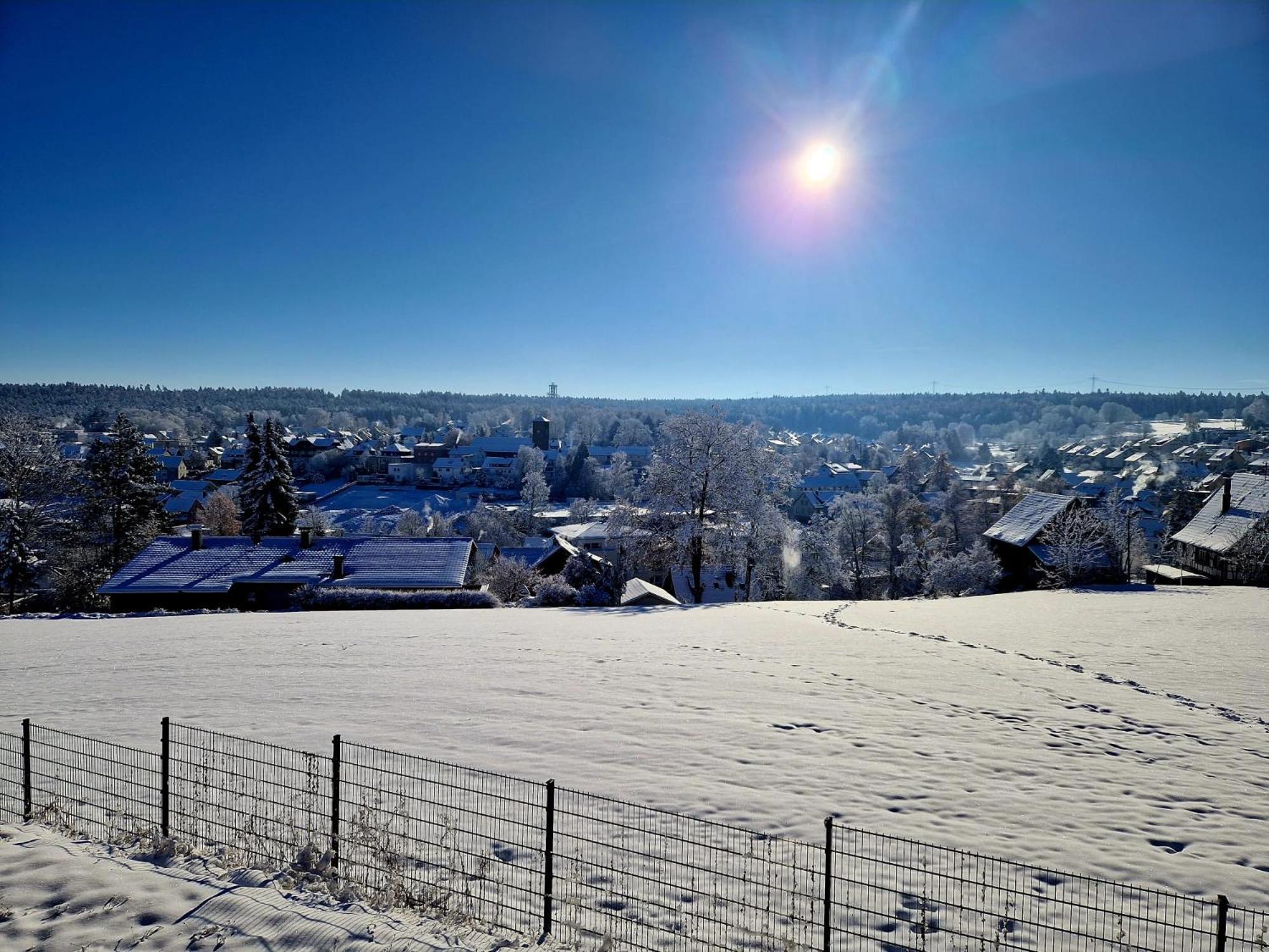Ferienwohnung Modernes Panorama-Domizil Schömberg Exterior foto
